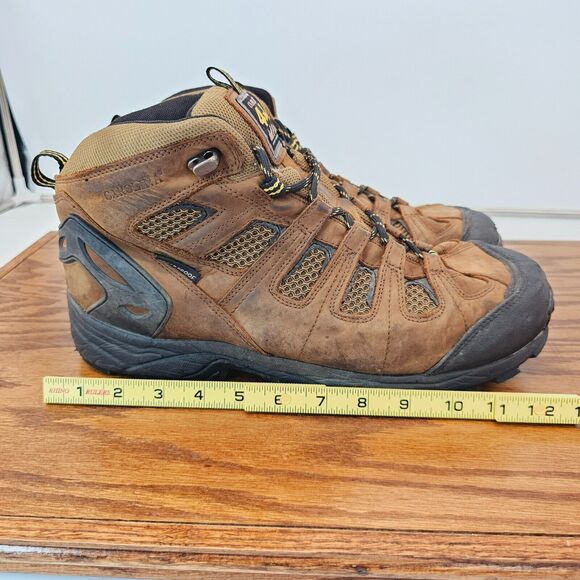 Carolina 4x4 Work Boots Mens 14D CA4025 Hiking Outdoor Brown Leather Waterproof